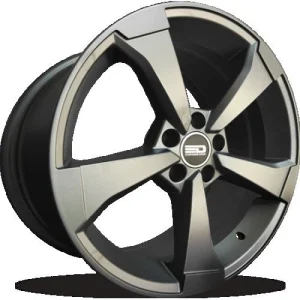 Euro Design – AR6 – Gunmetal – 19″x8.5″ 35mm – All weather Wheels – AR61985F3566MG